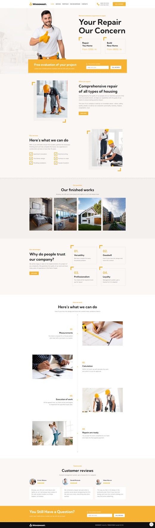 Theme Repair You Home