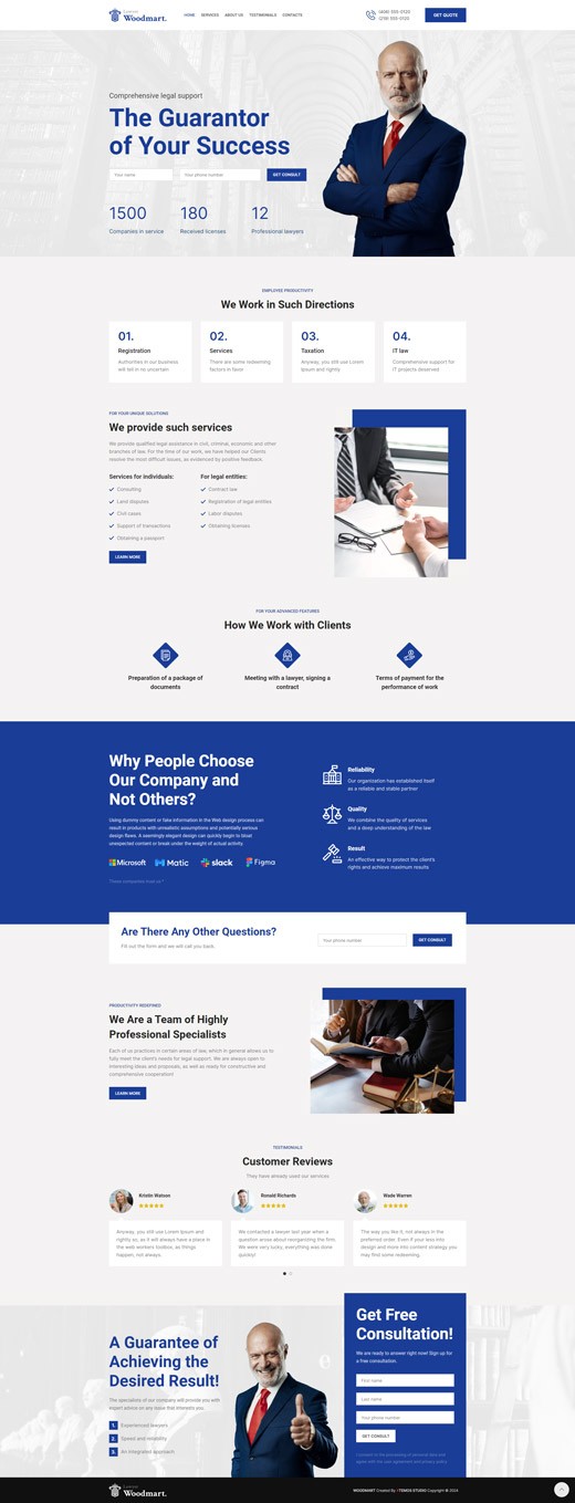 Theme lawyer services