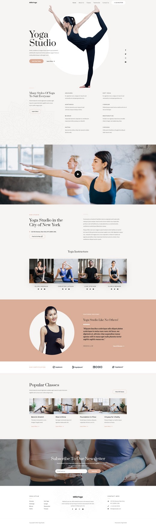 Theme Yoga Studio