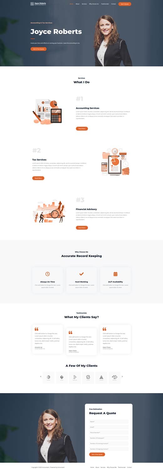 Theme Chartered Accountant