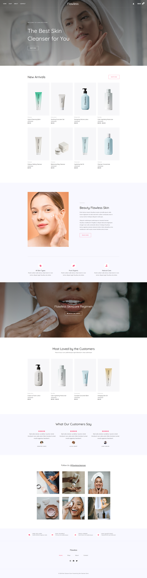 Theme Skin Cleanser Store