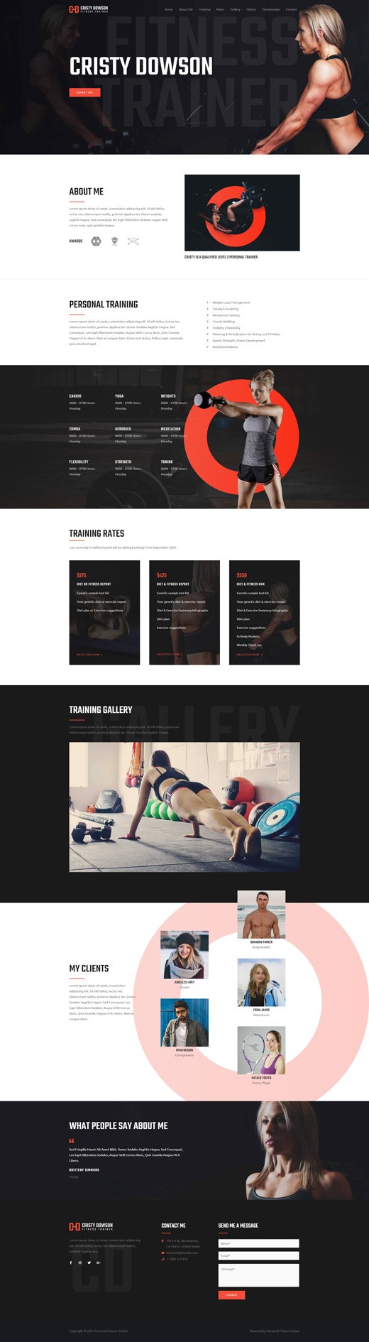 Theme Fitness Trainer