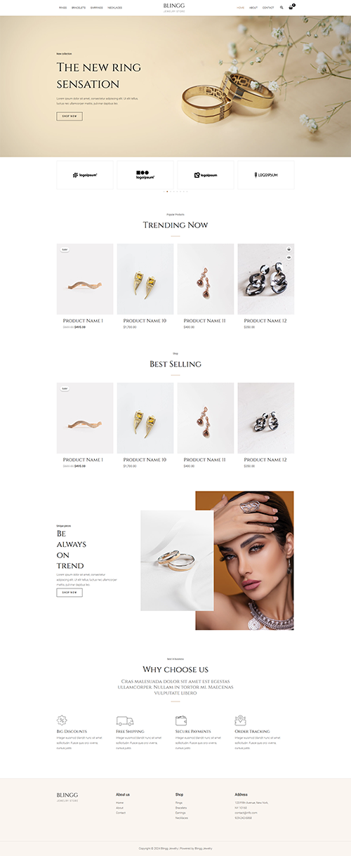 Theme Blingg Jewelry