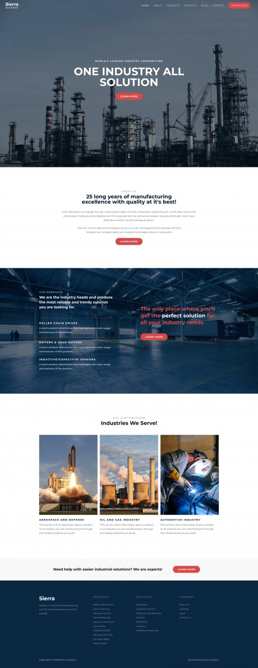 Theme Sierra Industry