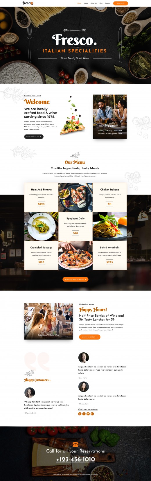 Theme Italian Restaurant