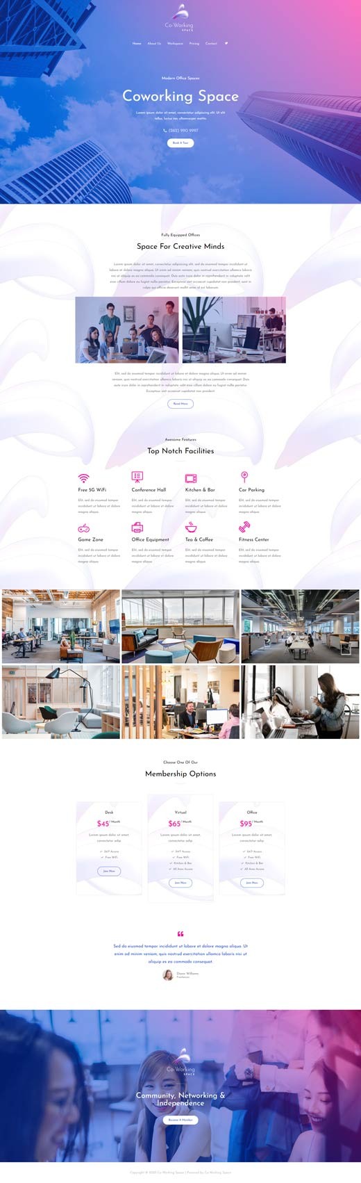 Theme Coworking Space